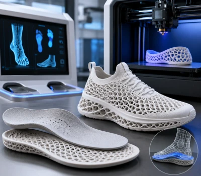 Plantillas ortopédicas y zapatos impresos-3D: cómo el escaneo 3D, la inteligencia artificial y la...